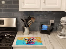 Load image into Gallery viewer, Hippie Animal Cow Glass Cutting Boards – Durable, Decorative Kitchen Art