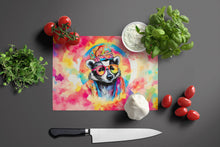 Load image into Gallery viewer, Hippie Animal Badger Glass Cutting Boards – Durable, Decorative Kitchen Art