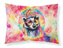 Load image into Gallery viewer, Hippie Animal Badger Standard Pillowcase – Artistic Decorative Front, White Back
