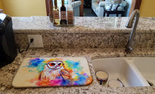 Load image into Gallery viewer, Hippie Animal Barn Owl Dish Drying Mat