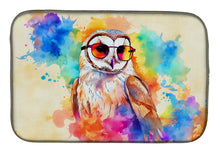 Load image into Gallery viewer, Hippie Animal Barn Owl Dish Drying Mat