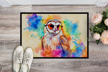 Load image into Gallery viewer, Hippie Animal Barn Owl Doormat - 18X27 Indoor / Outdoor Rug | Made in USA