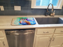 Load image into Gallery viewer, Hippie Animal Barn Owl Dish Drying Mat