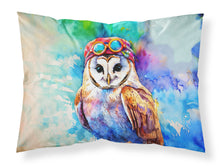 Load image into Gallery viewer, Hippie Animal Barn Owl Standard Pillowcase – Artistic Decorative Front, White Back