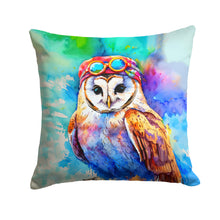 Load image into Gallery viewer, Hippie Animal Barn Owl Throw Pillow - 14x14 Decorative Pillow – Art for Your Home &amp; Patio