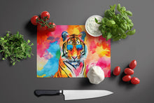 Load image into Gallery viewer, Hippie Animal Bengal Tiger Glass Cutting Boards – Durable, Decorative Kitchen Art