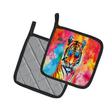 Load image into Gallery viewer, Hippie Animal Bengal Tiger Pot Holders - Set of 2 Decorative Kitchen Helpers | Made in the USA