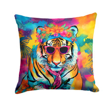 Load image into Gallery viewer, Hippie Animal Bengal Tiger Throw Pillow - 14x14 Decorative Pillow – Art for Your Home &amp; Patio