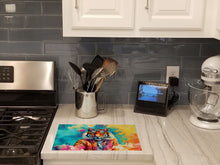 Load image into Gallery viewer, Hippie Animal Bengal Tiger Glass Cutting Boards – Durable, Decorative Kitchen Art