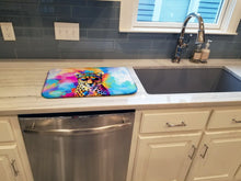 Load image into Gallery viewer, Hippie Animal Cheetah Dish Drying Mat