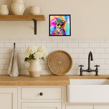 Load image into Gallery viewer, Hippie Animal Cheetah Framed Metal Print