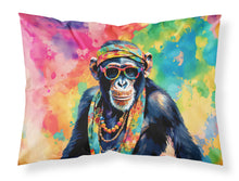 Load image into Gallery viewer, Hippie Animal Chimpanzee Standard Pillowcase – Artistic Decorative Front, White Back