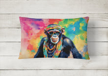 Load image into Gallery viewer, Hippie Animal Chimpanzee Throw Pillow