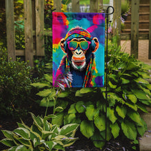 Load image into Gallery viewer, Chimpanzee Garden Flag - Hippie Aniimals - Animal-Themed Yard Decor