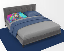 Load image into Gallery viewer, Hippie Animal Chimpanzee Standard Pillowcase – Artistic Decorative Front, White Back