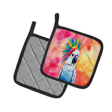 Load image into Gallery viewer, Hippie Animal Cockatoo Pot Holders - Set of 2 Decorative Kitchen Helpers | Made in the USA