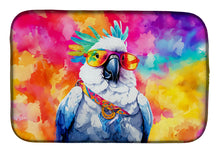 Load image into Gallery viewer, Hippie Animal Cockatoo Dish Drying Mat