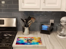 Load image into Gallery viewer, Hippie Animal Deer Glass Cutting Boards – Durable, Decorative Kitchen Art