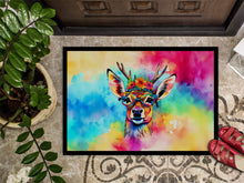 Load image into Gallery viewer, Hippie Animal Deer Doormat - 18X27 Indoor / Outdoor Rug | Made in USA