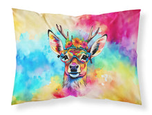 Load image into Gallery viewer, Hippie Animal Deer Standard Pillowcase – Artistic Decorative Front, White Back
