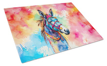 Load image into Gallery viewer, Hippie Animal Donkey Glass Cutting Boards – Durable, Decorative Kitchen Art