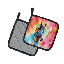 Load image into Gallery viewer, Hippie Animal Donkey Pot Holders - Set of 2 Decorative Kitchen Helpers | Made in the USA