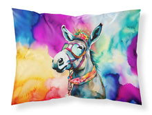Load image into Gallery viewer, Hippie Animal Donkey Standard Pillowcase – Artistic Decorative Front, White Back