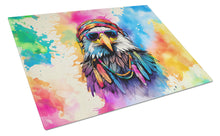 Load image into Gallery viewer, Hippie Animal Eagle Glass Cutting Boards – Durable, Decorative Kitchen Art
