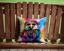 Load image into Gallery viewer, Hippie Animal Eagle Throw Pillow - 14x14 Decorative Pillow – Art for Your Home &amp; Patio