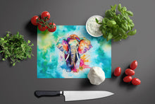 Load image into Gallery viewer, Hippie Animal Elephant Glass Cutting Boards – Durable, Decorative Kitchen Art