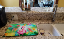 Load image into Gallery viewer, Hippie Animal Flamingo Dish Drying Mat