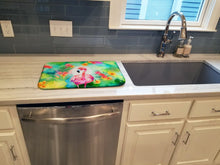 Load image into Gallery viewer, Hippie Animal Flamingo Dish Drying Mat