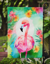 Load image into Gallery viewer, Flamingo Garden Flag - Hippie Aniimals - Animal-Themed Yard Decor