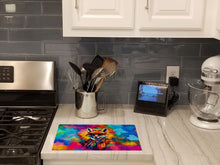 Load image into Gallery viewer, Hippie Animal Fox Glass Cutting Boards – Durable, Decorative Kitchen Art