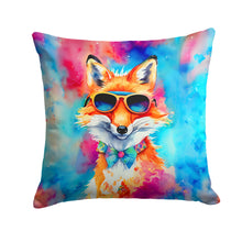 Load image into Gallery viewer, Hippie Animal Fox Throw Pillow - 14x14 Decorative Pillow – Art for Your Home &amp; Patio