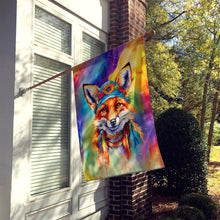 Load image into Gallery viewer, Hippie Animal Fox House Flag