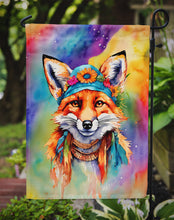 Load image into Gallery viewer, Fox Garden Flag - Hippie Aniimals - Animal-Themed Yard Decor