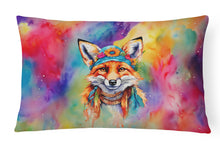 Load image into Gallery viewer, Hippie Animal Fox Throw Pillow