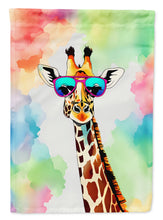 Load image into Gallery viewer, Giraffe Garden Flag - Hippie Aniimals - Animal-Themed Yard Decor