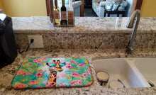 Load image into Gallery viewer, Hippie Animal Giraffe Dish Drying Mat