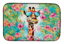 Load image into Gallery viewer, Hippie Animal Giraffe Dish Drying Mat