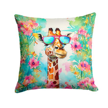 Load image into Gallery viewer, Hippie Animal Giraffe Throw Pillow - 14x14 Decorative Pillow – Art for Your Home &amp; Patio