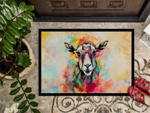 Load image into Gallery viewer, Hippie Animal Goat Doormat-24x36 Indoor / Outdoor Rug | Made in USA