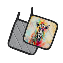 Load image into Gallery viewer, Hippie Animal Goat Pot Holders - Set of 2 Decorative Kitchen Helpers | Made in the USA
