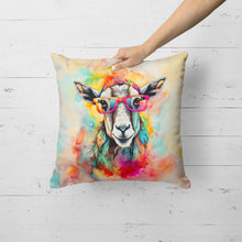 Load image into Gallery viewer, Hippie Animal Goat Throw Pillow