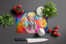 Load image into Gallery viewer, Hippie Animal Goat Glass Cutting Boards – Durable, Decorative Kitchen Art