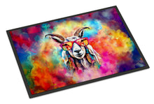 Load image into Gallery viewer, Hippie Animal Goat Doormat - 18X27 Indoor / Outdoor Rug | Made in USA