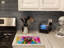Load image into Gallery viewer, Hippie Animal Grizzly Bear Glass Cutting Boards – Durable, Decorative Kitchen Art