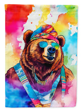 Load image into Gallery viewer, Hippie Animal Grizzly Bear House Flag