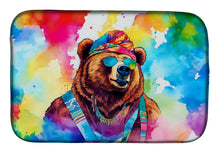 Load image into Gallery viewer, Hippie Animal Grizzly Bear Dish Drying Mat